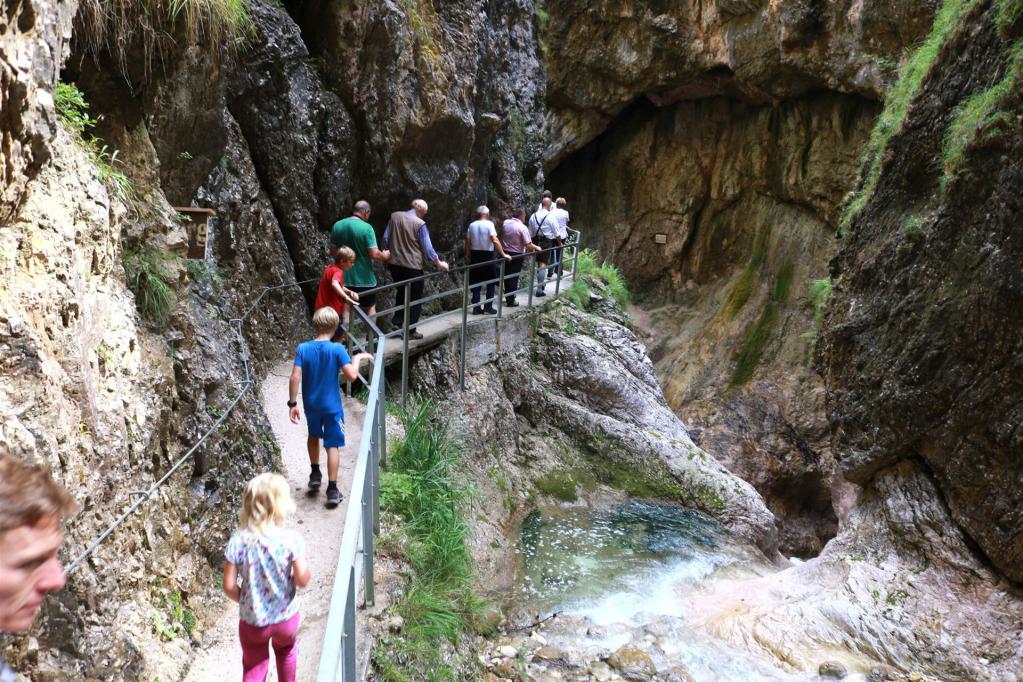 Die Almbachklamm in Marktschellenberg